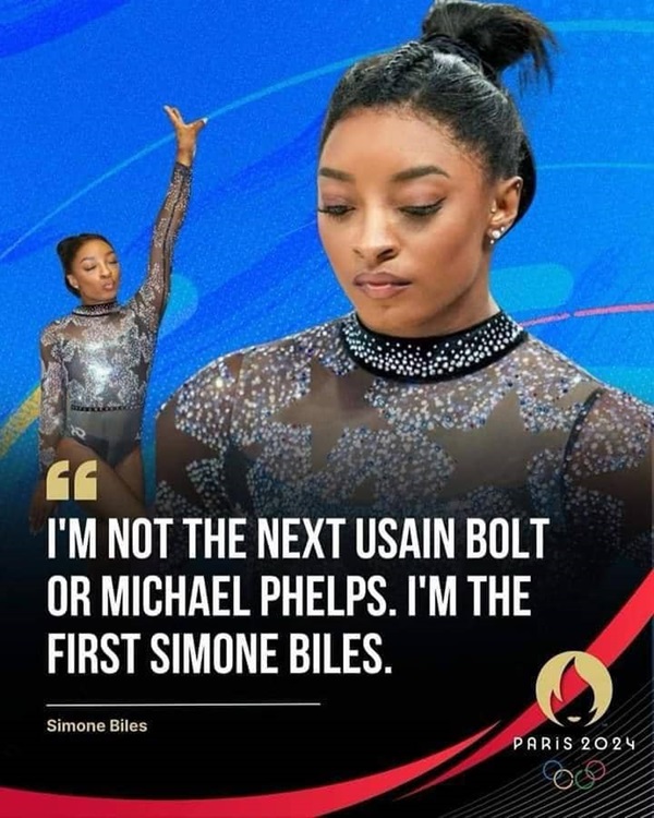 Simone Biles on other Olympic Legends