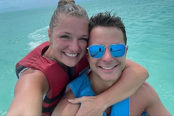 Jenna and Brock Purdy in Turks and Caicos Islands