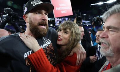 Taylor Swift and Travis Kelce,