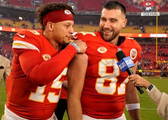 travis and patrick mahomes