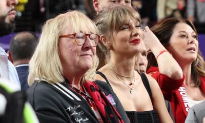 Donna Kelce and Taylor Swift.,