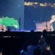 Taylor Swift dives on Stage