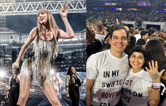 Couple's got engaged at Taylor Swift’s concert in Madrid