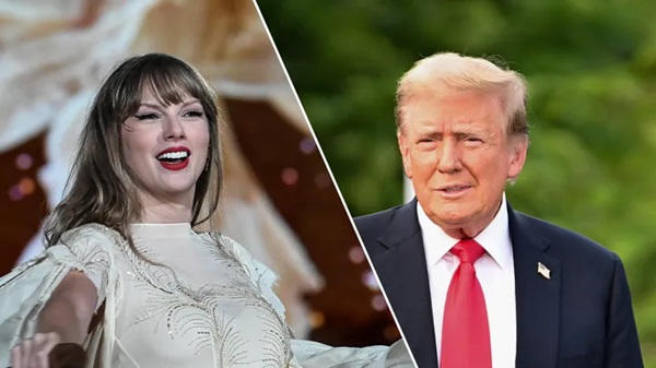 TAYLOR SWIFT and DONALD TRUMP