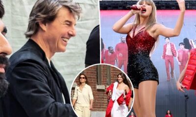 Tom cruise and daughter suri with Taylor Swift
