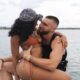 Travis Kelce and Nicole Kayla at the beach