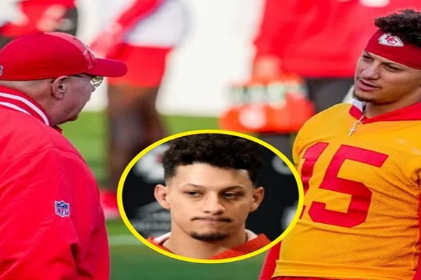 Andy Reid and Patrick Mahomes