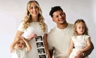 Patrick Mahomes family showing pregnacy result,,