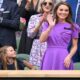 Princess Charlotte and Kate Middleton attend Wimbledon July 14,