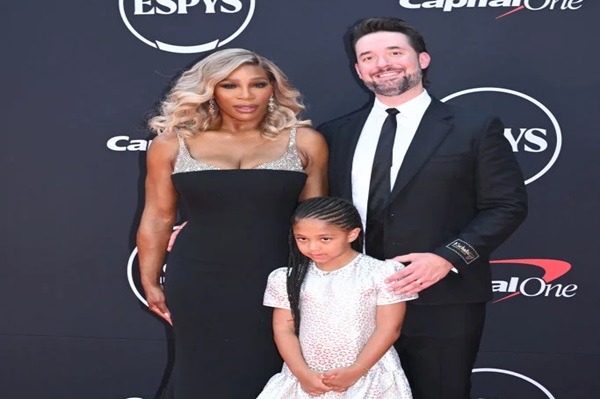 Serena Williams, Olympia Ohanian, and Alexis Ohanian at The 2024 ESPY Awards held at the Dolby Theatre on July 11, 2024,