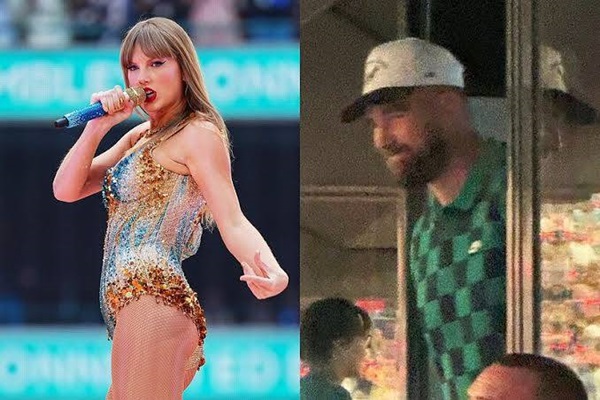 Taylor Swift and Travis Kelce in Germany