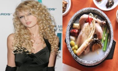 Taylor Swift at young age and chicken soup