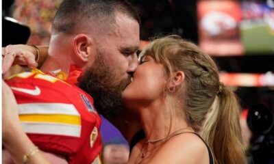 Taylor and kelce kissed.