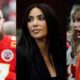 kim kardashian, Taylor Swift and Travis Kelce,