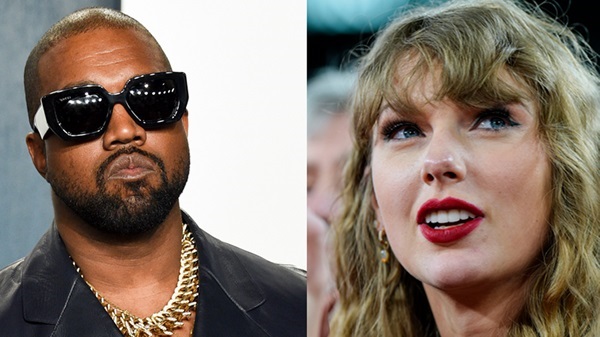 Kanye West and Taylor Swift,.,