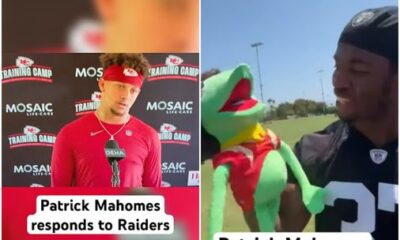 Raiders mocking Patrick Mahomes