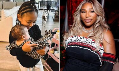 Serena Williams and Adira with Olympia