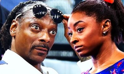 Simone Biles and Snoop Dogg,