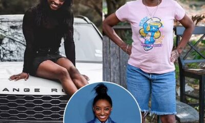 Simone Biles and her Mother