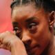 Simone Biles cry