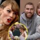 Taylor Swift with her lover Travis Kelce