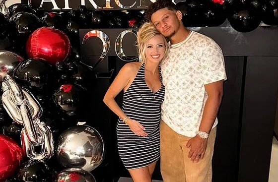 Brittany and Patrick Mahomes on Instagram