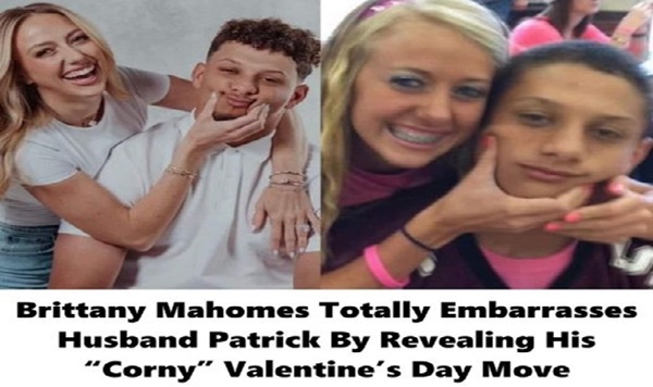 Patrick Mahomes moves on valentine's day,