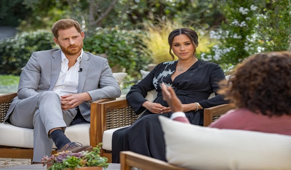 Prince Harry and Meghan Markle spoke with Oprah Winfrey for their first sit-down interview since leaving their royal duties