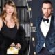 Taylor Swift and Travis Kelce in suit