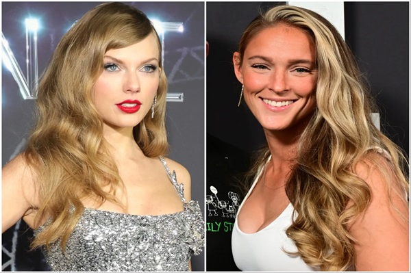 kylie Kelce and Taylor Swift,