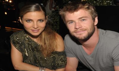 Chris Hemsworth with his wife