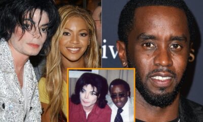 Michael Jacksoп and Beyonce with P. Diddy