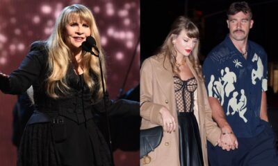 Stevie Nicks and Taylor Swift with Travis Kelce