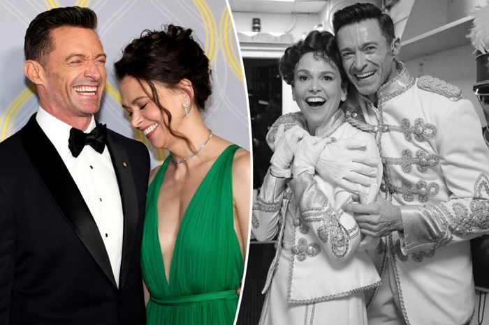 Sutton Foster, 49, and Hugh Jackman, 56,