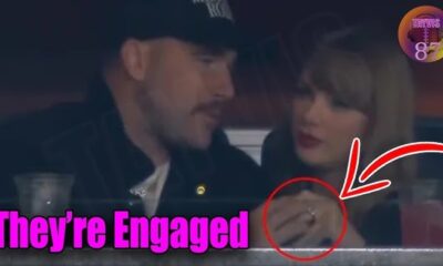 Taylor Swift shows off engagement ring