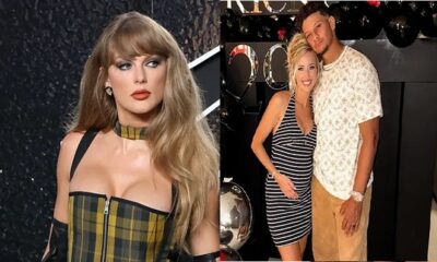 Taylor Swift with Mahomes family