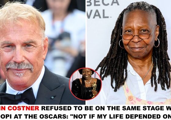 Kevin Costner and Whoopi Goldberg