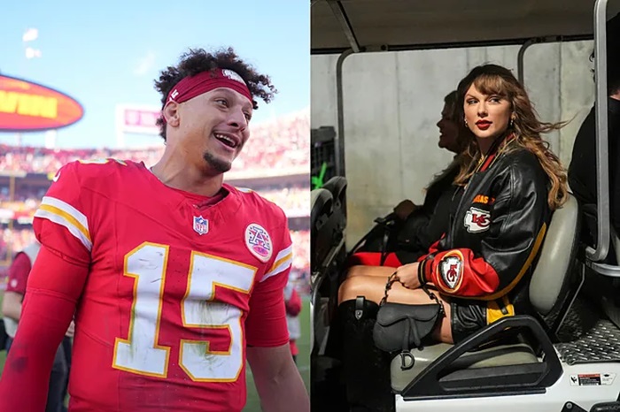 Patrick Mahomes and Taylor Swift