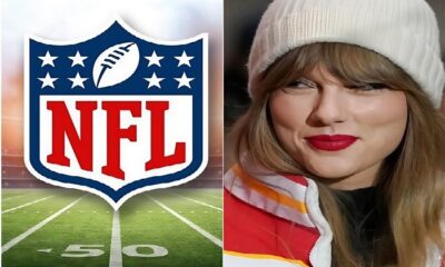 Taylor Swift and NFL logo