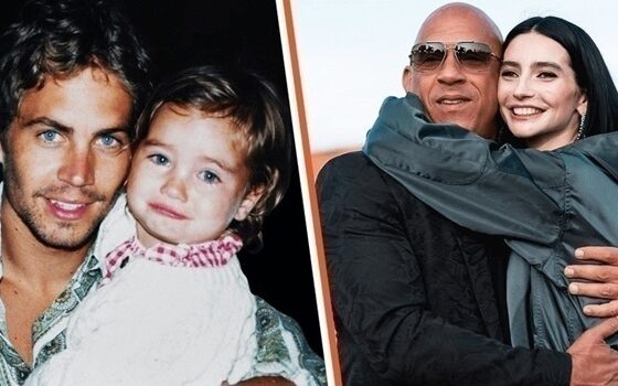 Paul Walker, Vin Diesel with Paul Walker daughter