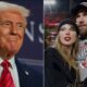 Donald Trump with Taylor Swift and Travis Kelce